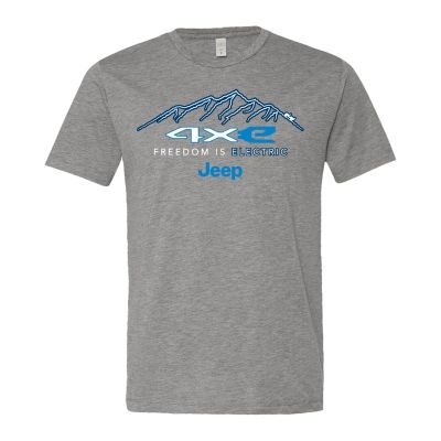 4xe Men's "Freedom is Electric" Mountain T-Shirt