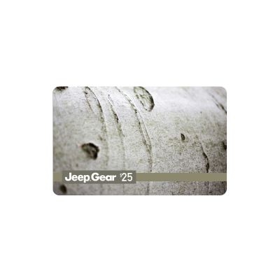 $25.00 Jeep® Gear Gift Card