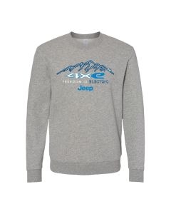 4xe Unisex "Freedom is Electric" Crewneck Sweatshirt 