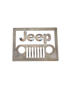 Front View Emblem Steel Sign