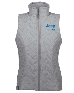 4xe Women's Gray Eco Quilted Vest